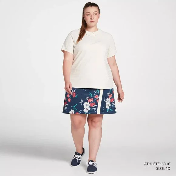 NWT Lady Hagen Women's Garden Floral Wrap 16.5'' Golf Skort - Picture 3 of 7